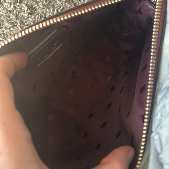 NWT Kate Spade Glitter Flash Cherrywood Purple Cross Body Bag - Picture 11 of 15